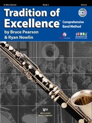 Tradition of Excellence Book #2 Alto Clarinet band method book cover Thumbnail